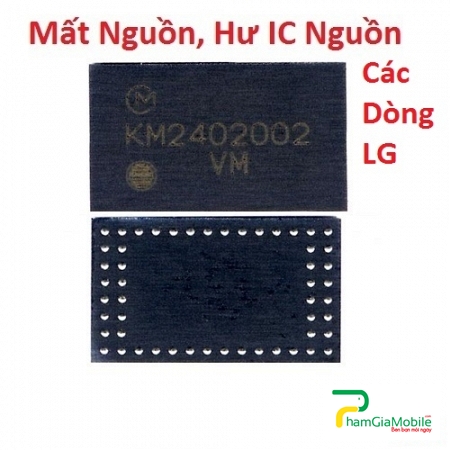 Thay Thế Sửa Chữa LG V30 Mất Nguồn Hư IC Nguồn